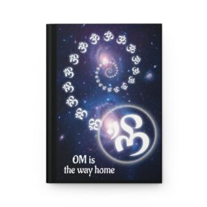 Om is the Way Home hardcover journal