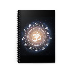 Cosmic Om spiral notebook