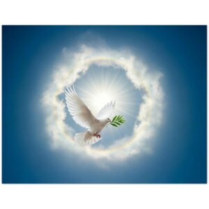 Peace Dove greeting cards, pack of 10 -- Inside: Peace be with you