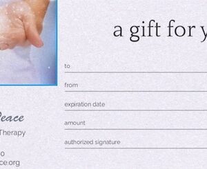 Gift certificate - healing session
